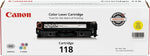 New, Pre-Owned - Canon 118 High Yield Yellow Toner Cartridge, 2659B001AA