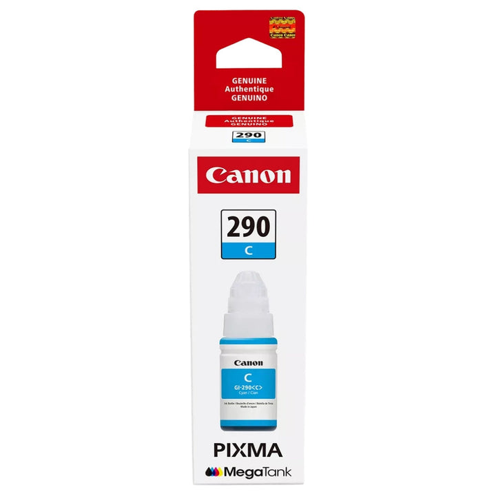 New, Pre-Owned - Canon GI-290 High Yield Cyan Ink Bottle, 1598C001