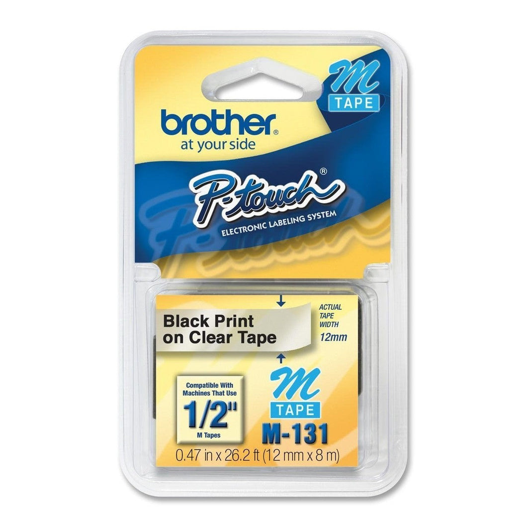 New, Pre-owned, Brother P-Touch M-131 Tape, 1/2