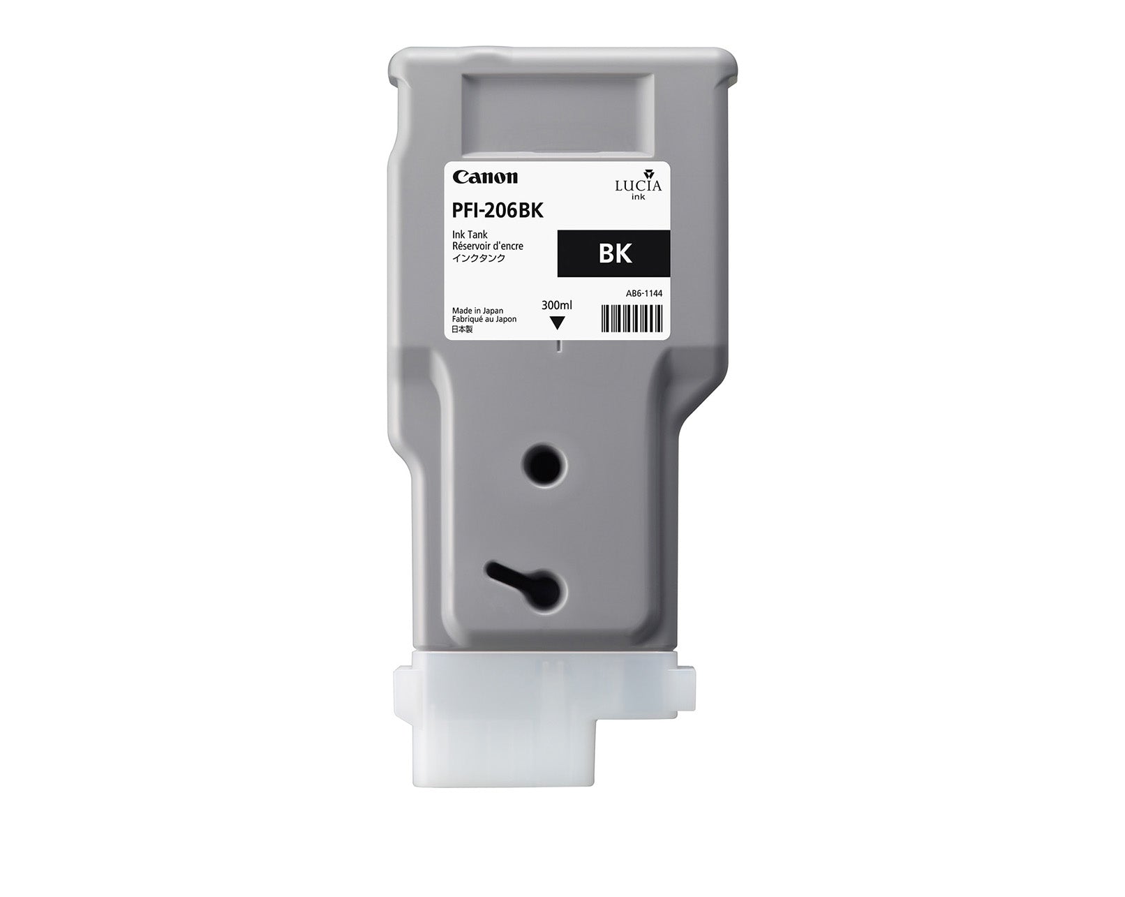 New, Pre-Owned - Canon PFI-206 300mL Black PFI-206BK Ink Cartridge