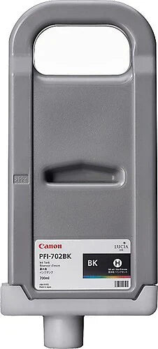New, Pre-Owned - Canon PFI-702BK High Yield Black Ink Cartridge, 2220B001
