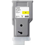 New, Pre-Owned - Canon PFI-207 300mL Yellow Ink Cartridge