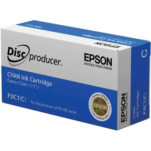 New, Pre-Owned - Epson PJIC1 Standard Yield Cyan Ink Cartridge, C13S020447