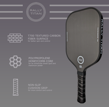 Titan Pro Control | 16MM | T700 Titan Carbon Friction Surface | Textured Surface | Black