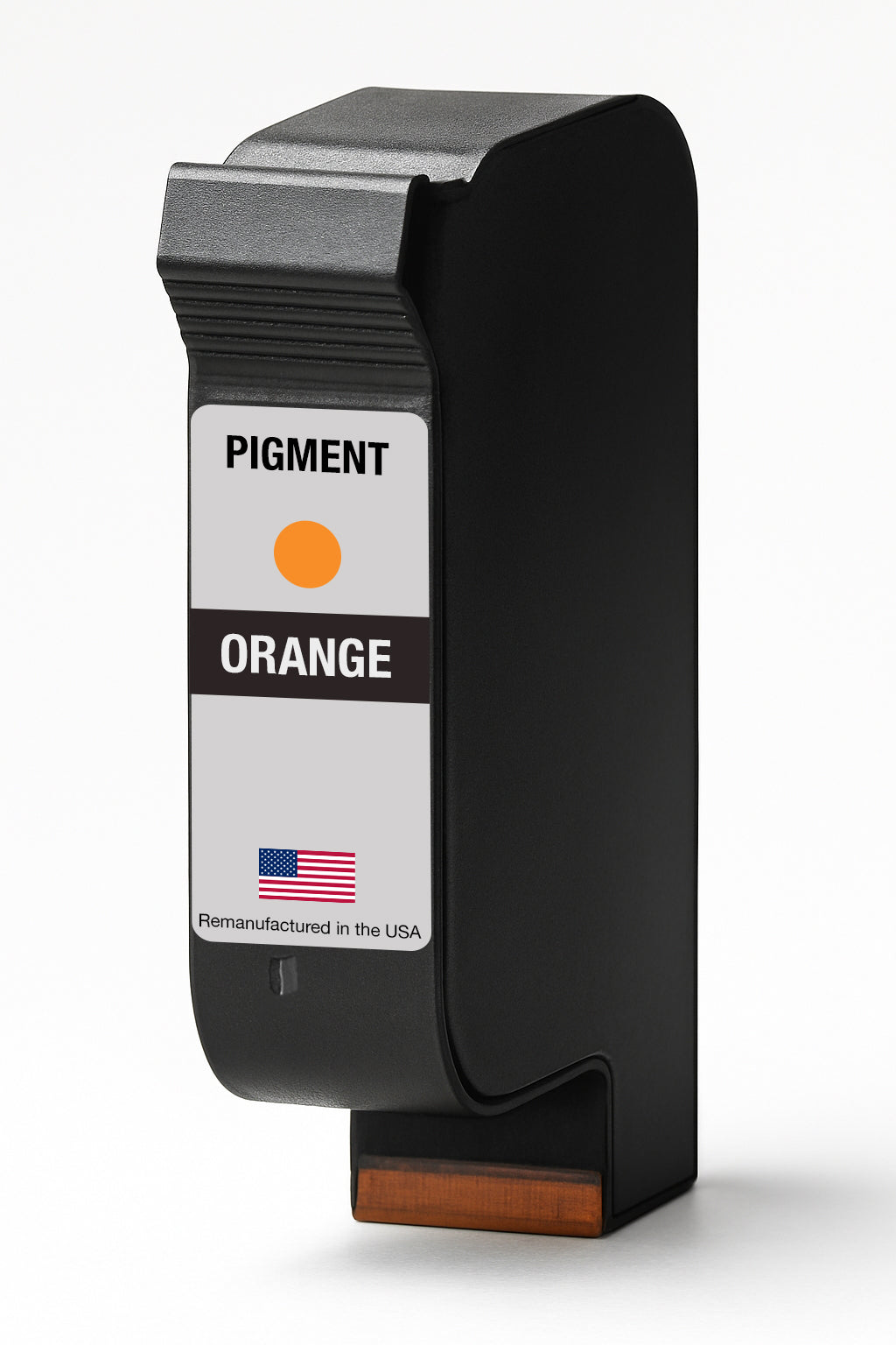 U.S. Remanufactured TIJ Pigment Orange Thermal Inkjet Cartridge