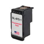U.S. Remanufactured for Pitney Bowes SL-870-1 Fluorescent Red Ink Cartridge