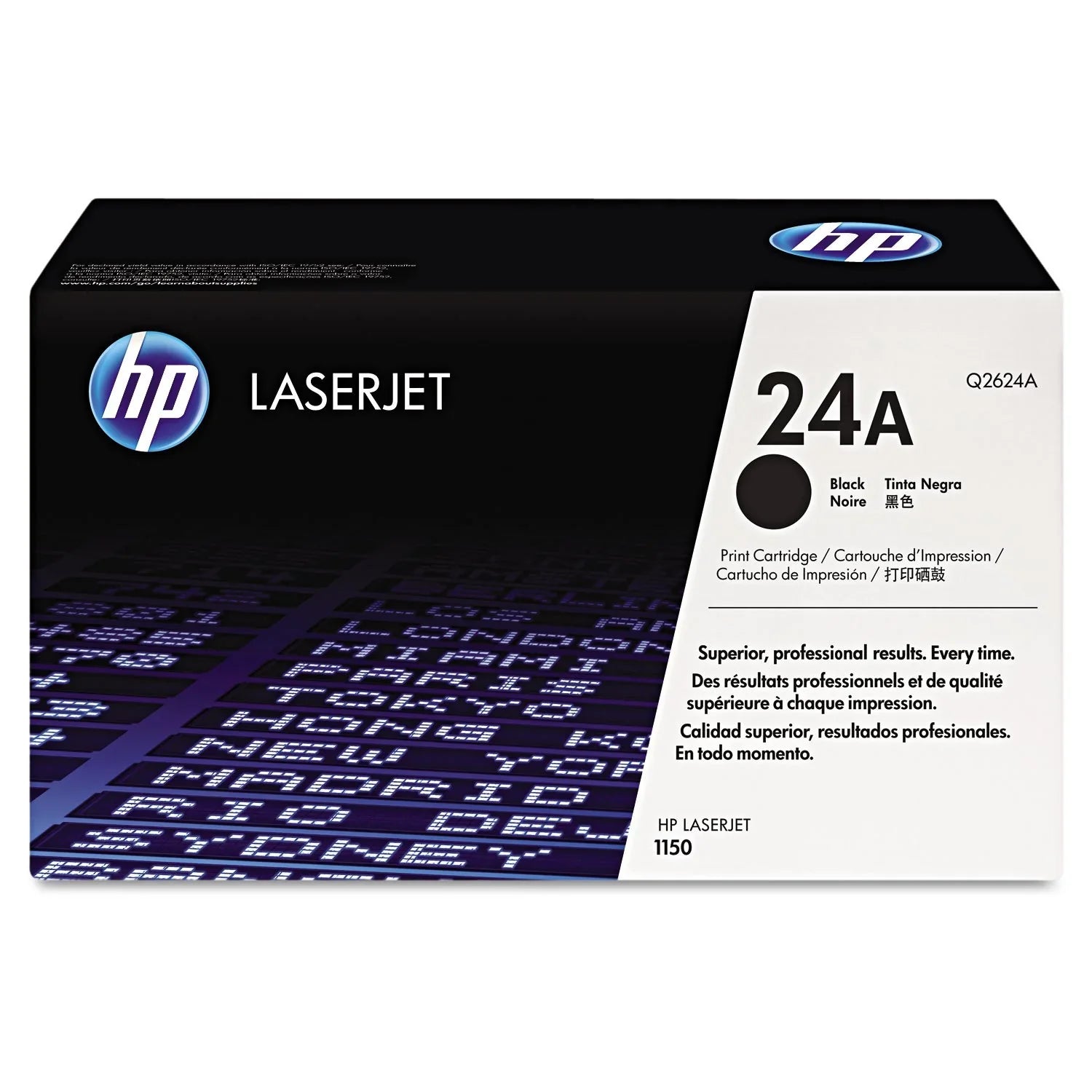 New, Pre-Owned - HP 24A Standard-Yield Black Toner Cartridge, Q2624A