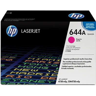 New, Pre-Owned - HP 644A Standard Yield Magenta Toner Cartridge, Q6463A