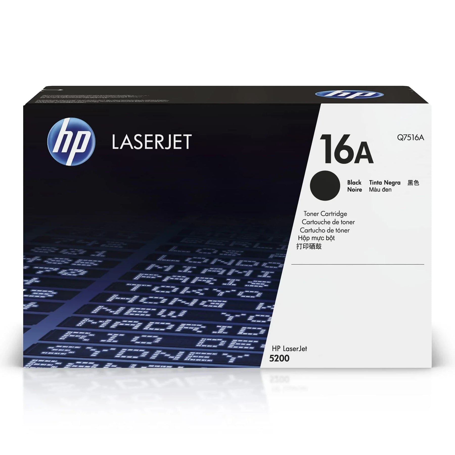 New, Pre-Owned - HP 16A Standard-Yield Black Laser Toner Cartridge, Q7516A