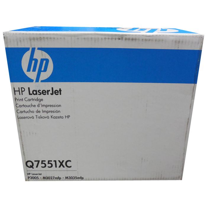 New, Pre-Owned - HP 51X Black High Yield New, Pre-Owned - LaserJet Toner Cartridge, Q7551X
