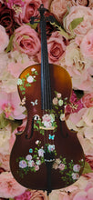 Rose Delight Cello Outfit | Pearl & Crystal Tailpiece, Brazilwood Bow & Case