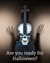 Scourge of War Skull Violin Outfit | Carbon Fiber Bow & Crystal Fine Tuners