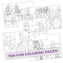 Richmond Till I Dyes Coloring Pages (10 Pack) Set for Fans of Lasso
