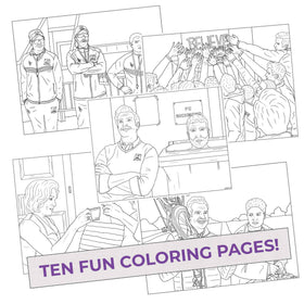 Richmond Till I Dyes Coloring Pages (10 Pack) Set for Fans of Lasso
