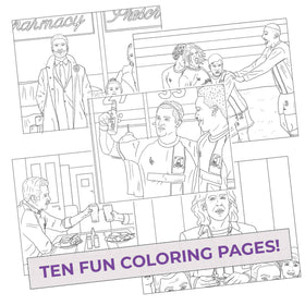Richmond Till I Dyes Coloring Pages (10 Pack) Set for Fans of Lasso