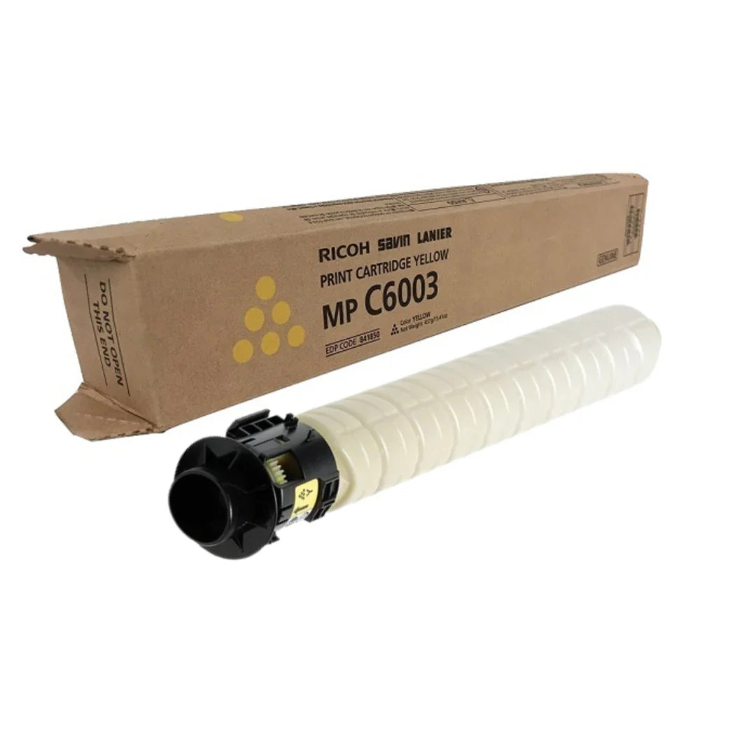 New, Pre-Owned - Ricoh MP C6003 High Yield Yellow Toner Cartridge, 841850