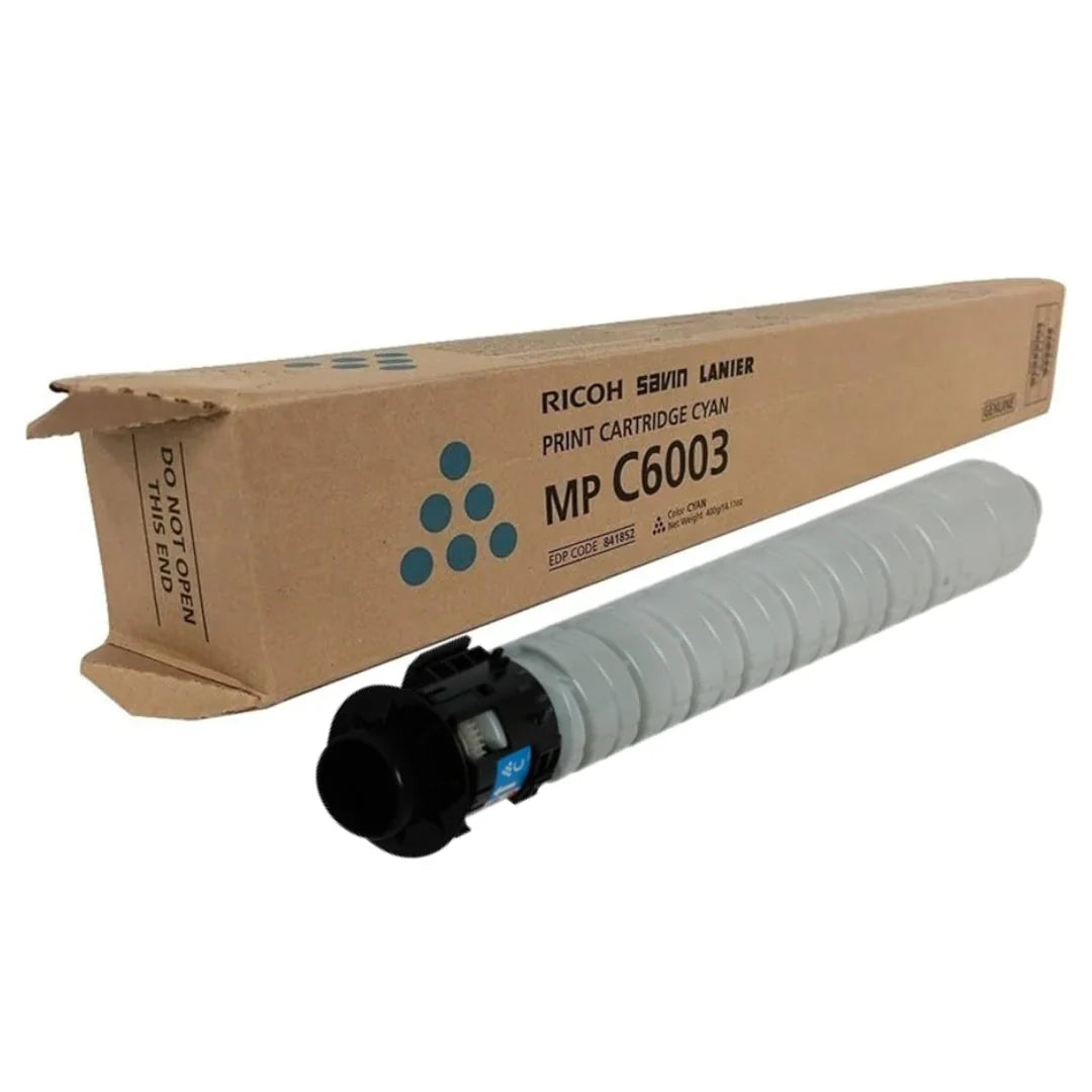 New, Pre-Owned - Ricoh MP C6003 High Yield  Cyan Toner Cartridge, 841852