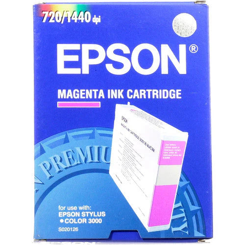 New, Pre-Owned - Epson S020126 Magenta Inkjet Cartridge, MJIC9M