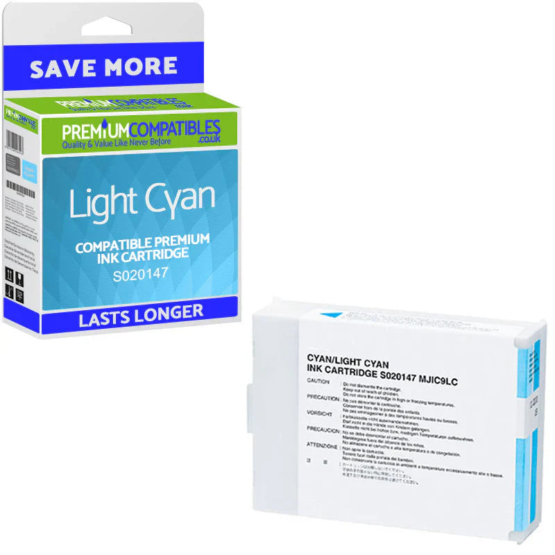 New, Pre-Owned - Epson S020147 Standard-Yield Light Cyan Inkjet Cartridge, MJIC9LC
