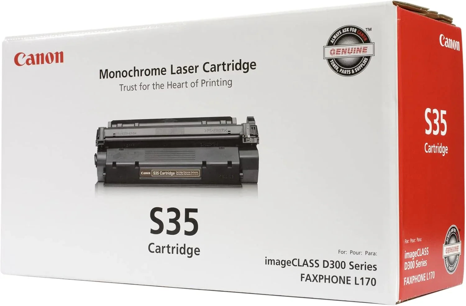 New, Pre-Owned - Canon S35 High Yield Black Toner Cartridge, 7833A001