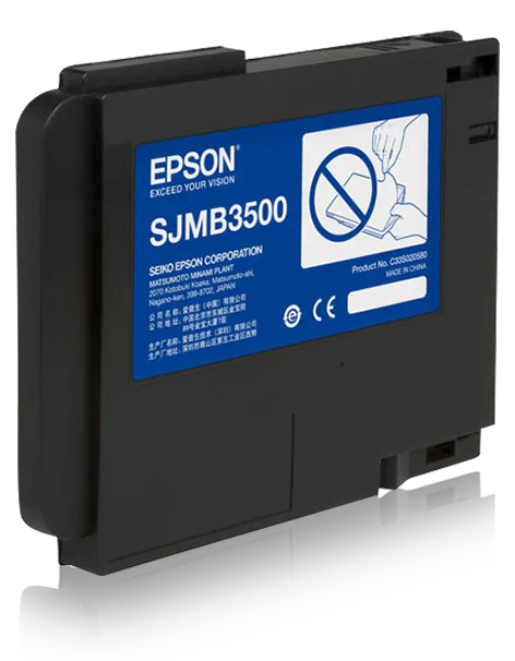 New, Pre-Owned - Epson TM-C3500 High Yield Black Ink Cartridge, SJMB3500
