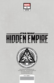 Star Wars: Hidden Empire #1 Unknown Comics Patch Zircher Exclusive Virgin Var (11/16/2022)