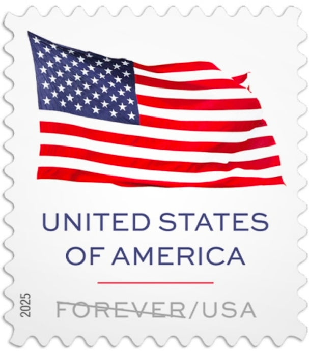 2025 USA First Class Forever USPS Postage Stamps Roll/Coil of 100 US