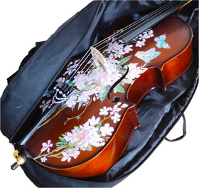 Cherry Blossom Cello Outfit | Pearl Fine Tuners & Brazilwood Bow