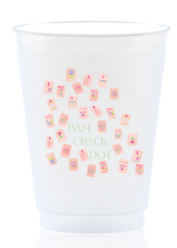 Mah Jong Party Cups