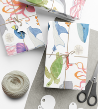 Watercolor Sea Animals Gift Wrap