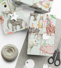 Watercolor Party Animal Gift Wrap