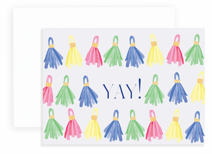 Party Tassel Greeting Card