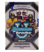 2024 Bowman University Chrome Football 7-Pack Blaster Box