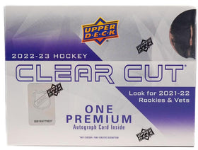 2022/23 Upper Deck Clear Cut Hockey Hobby Box