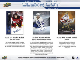 2022/23 Upper Deck Clear Cut Hockey Hobby Box