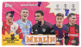 2023/24 Topps Chrome Merlin UEFA Club Competitions Soccer Hobby Box
