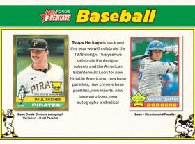 2025 Topps Heritage Baseball 8-Pack Blaster Box