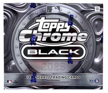 2025 Topps Chrome Black Baseball Hobby Box