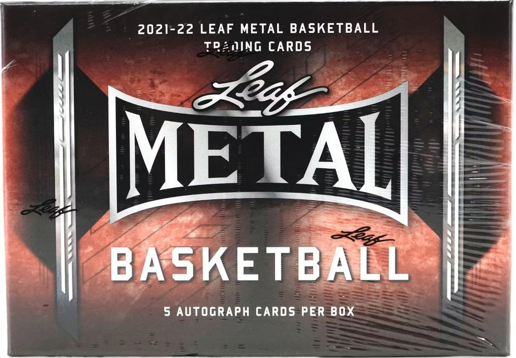 2021/22 Leaf Metal Basketball Hobby Box