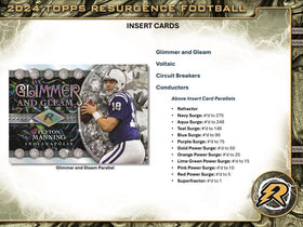 2024 Topps Resurgence Football 8-Pack Blaster Box