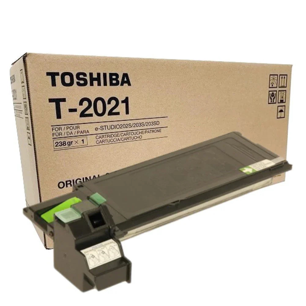 New, Pre-Owned - Toshiba T-2021 Standard Yield Black Toner Cartridge