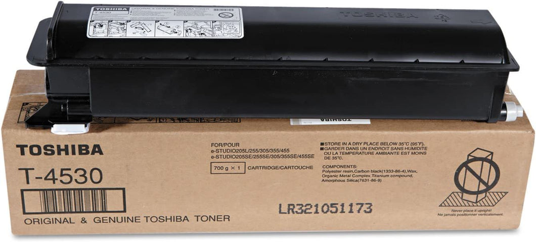 New, Pre-Owned - Toshiba T-4530 Standard Yield Black Toner Cartridge