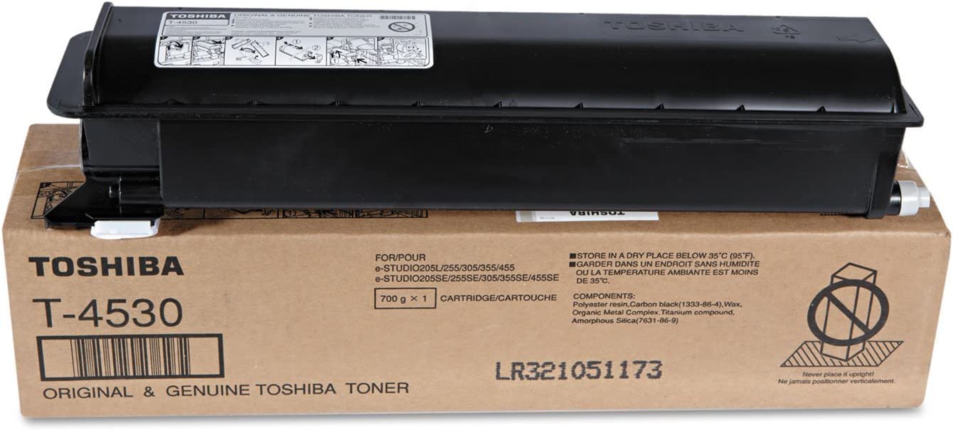 New, Pre-Owned - Toshiba T-4530 Standard Yield Black Toner Cartridge