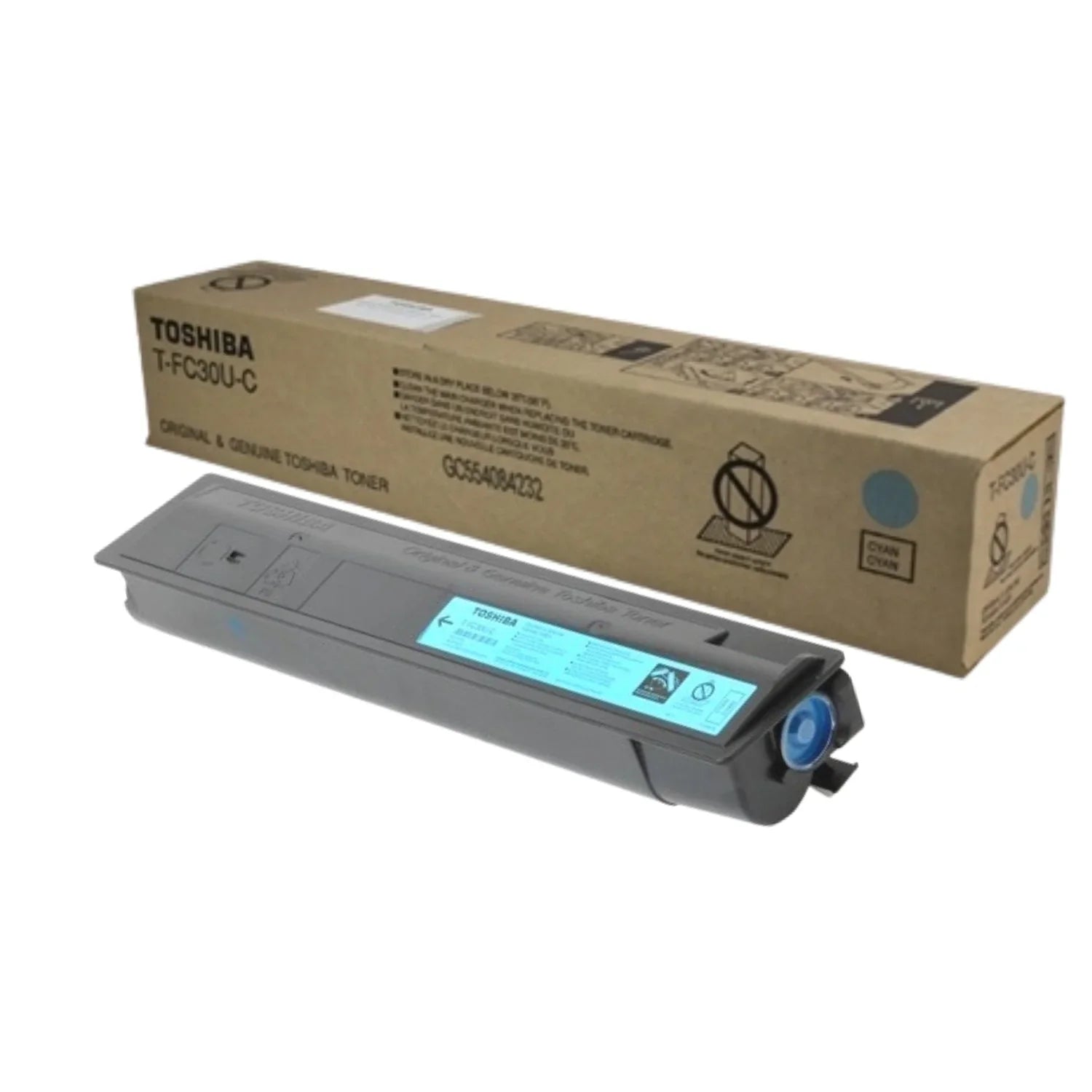 New, Pre-Owned - Toshiba T-FC-30U-C Standard Yield Cyan Toner Cartridge
