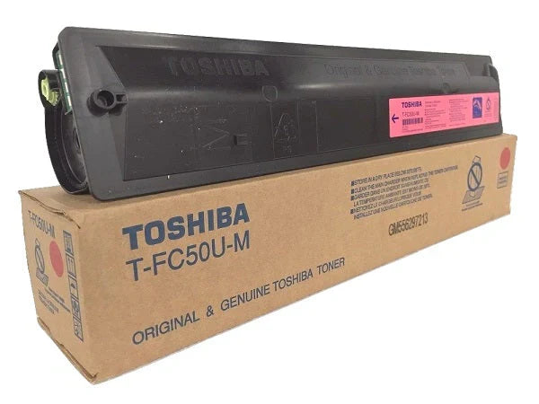 New, Pre-Owned - Toshiba TFC50UM Standard Yield Magenta Toner Cartridge, T-FC50U-M
