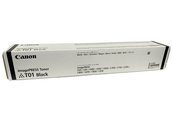 New, Pre-Owned - Canon T01 Standard Yield Black Toner Cartridge, 8066B001