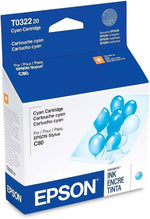 New, Pre-Owned - Epson T032 Standard-Yield Cyan Ink Cartridge, T032220
