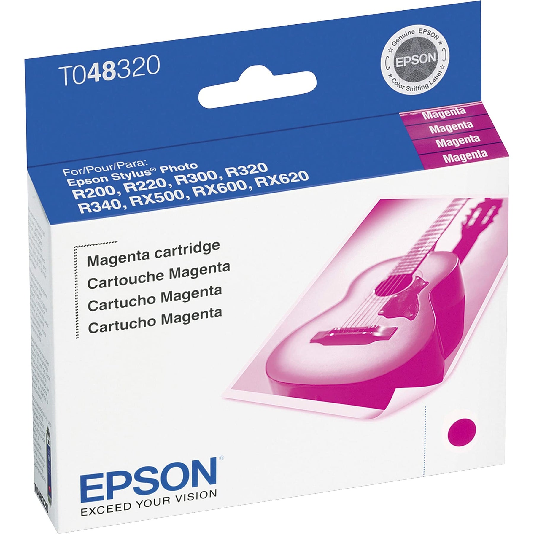 New, Pre-Owned - Epson (T048) Magenta Ink Cartridge, T048320