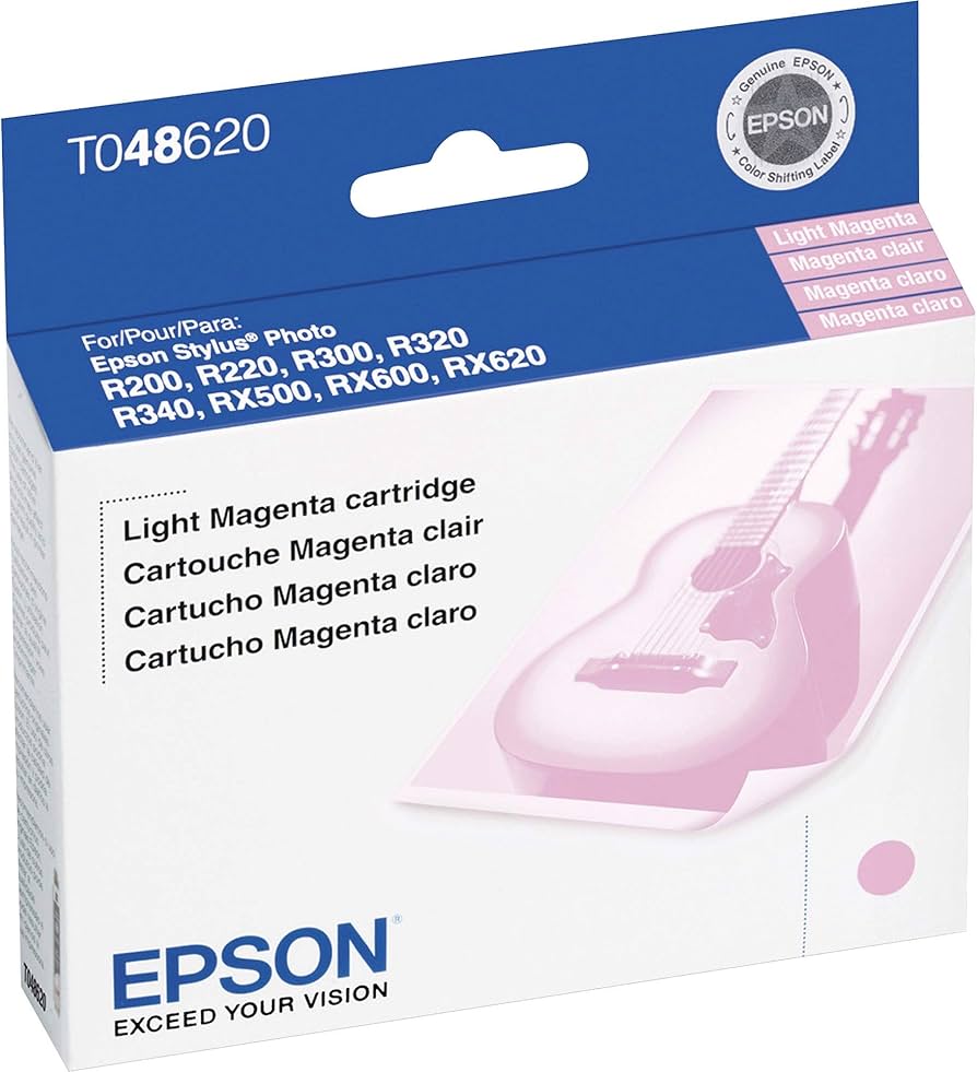 New, Pre-Owned - Epson (T048) Light Magenta Ink Cartridge, T048620
