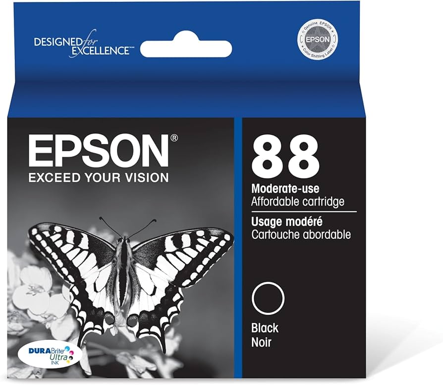 New, Pre-Owned - Epson 88 (T0881) Black Ink Cartridge